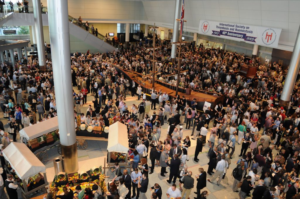 crowds at a conference