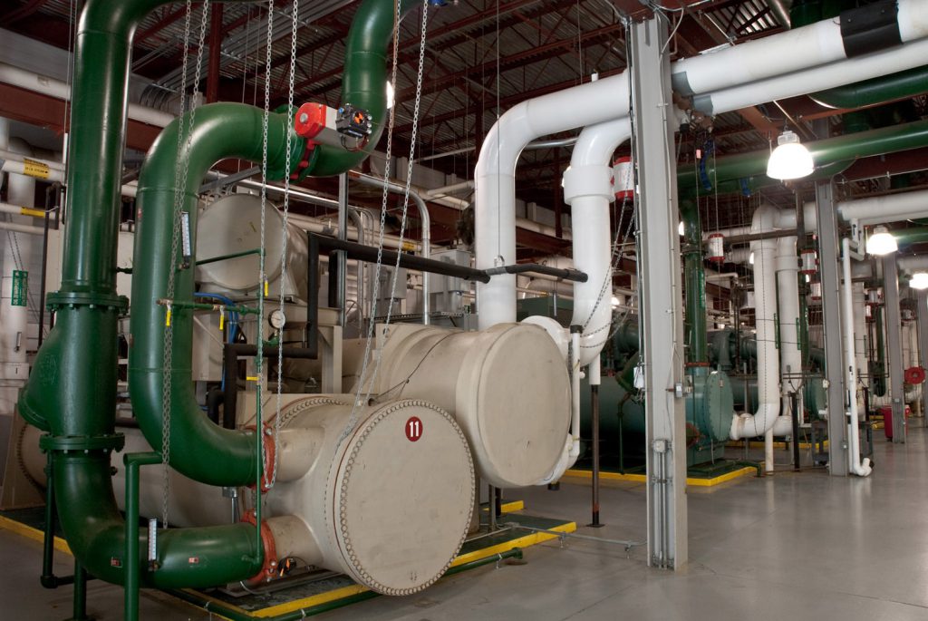 industrial photo of cooling plant