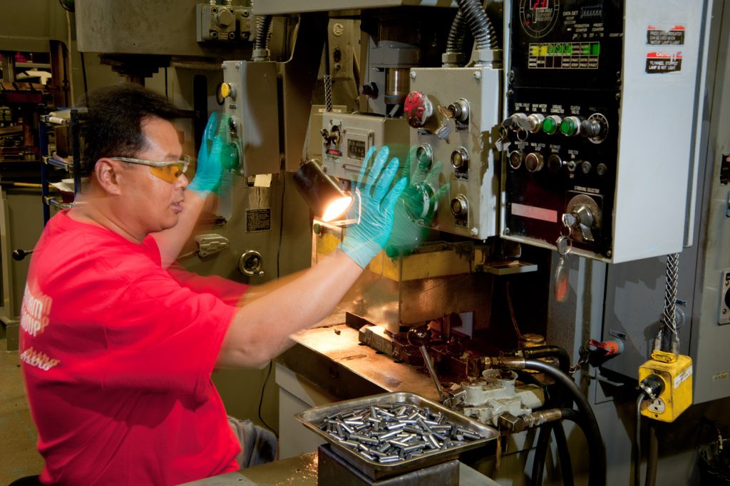 industrial photo of machine operator