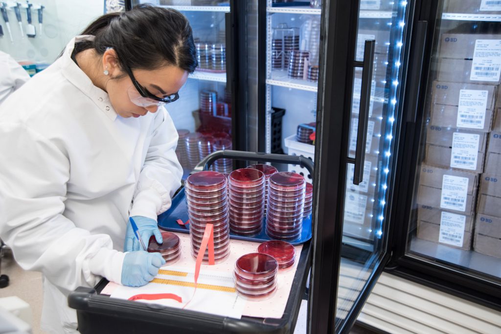 industrial photo of lab tech