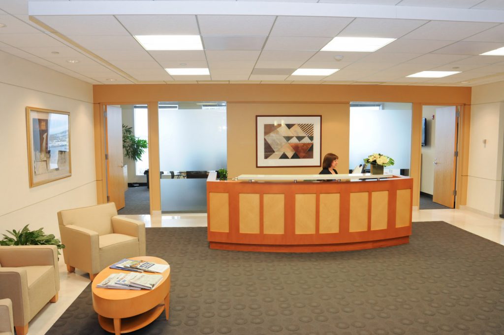 office reception desk