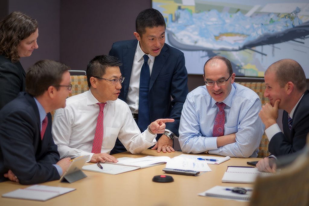 executives at conference table
