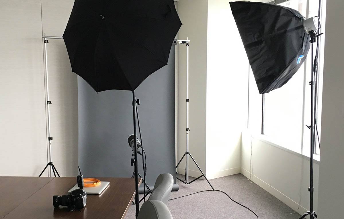 location portrait lighting setup