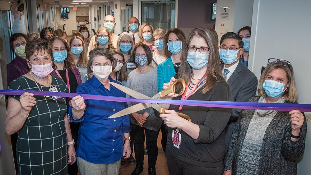 group photo of ribbon cutting ceremony